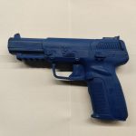 Blue gun FN Five Seven