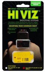 Hiviz Ruger Mark I II III IV adj rear sight set