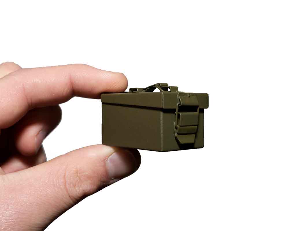 Goat Guns miniature toy model part "AmmoCan" Goat Guns miniature toy model part "AmmoCan"
