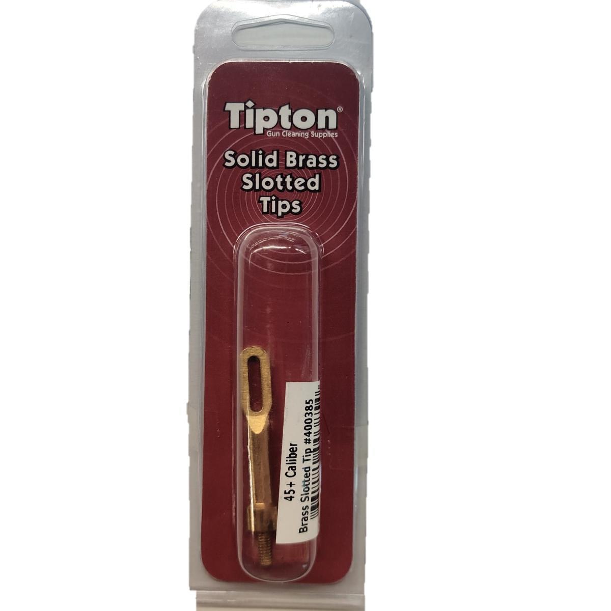 Tipton .45 + Solid brass slotted tip Tipton .45 + Solid brass slotted tip