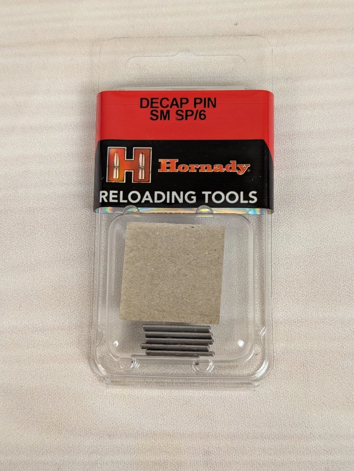 Hornady decap pin small per 5 Hornady decap pin small per 5