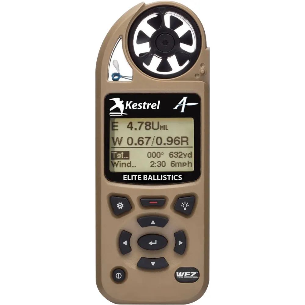 Kestrel 5700X WEZ Ballistics Weather Meter - FDE Kestrel 5700X WEZ Ballistics Weather Meter - FDE