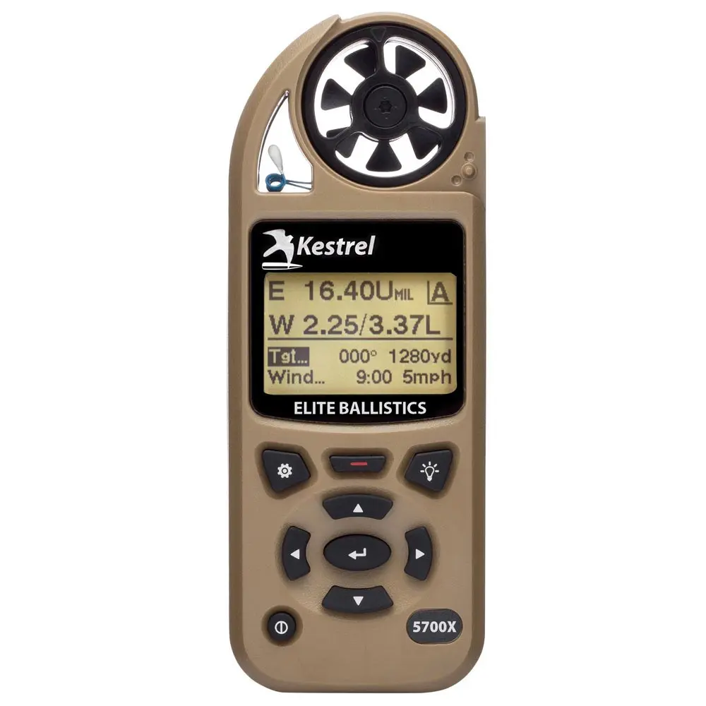 Kestrel 5700 Ballistics Weather meter with Link - FDE Kestrel 5700 Ballistics Weather meter with Link - FDE