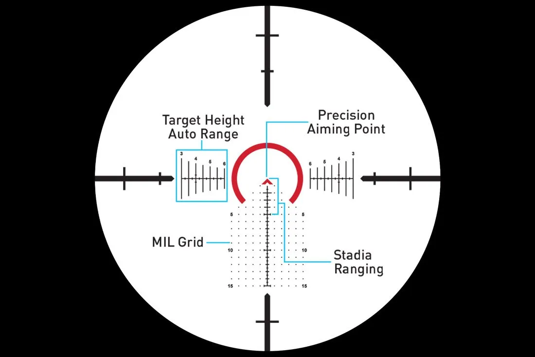 Primary Arms Compact PLxC 1-8x24 FFP - iluminated ACSS Grifin Mil M8 reticle - FDE