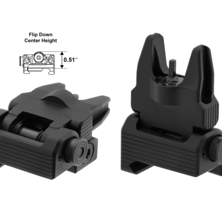UTG - Accu-Sync spring loaded flip-up Front sight